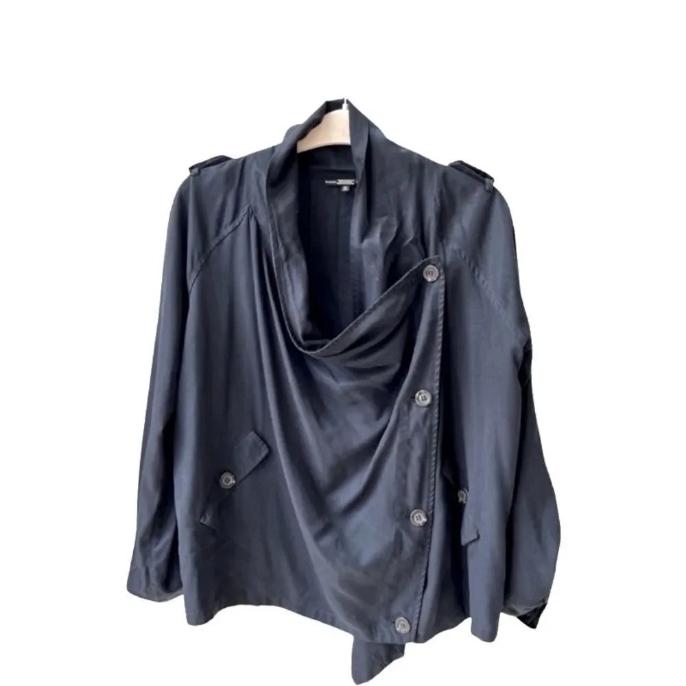 EUC Miss Me Medium Dusty Black jacket RARE - Picture 7 of 10